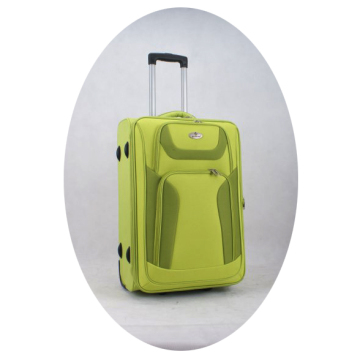 polyester four wheels trolley luggage
