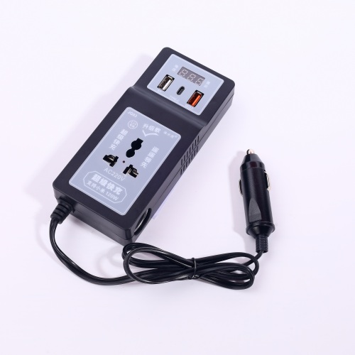 Inverter Daya AC Mobil Massal 180W dengan Pengisian Cepat QC3.0 & 220V