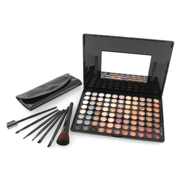 7pcs Make Up Kit Makeup Brushes + 88 Eye Shadow EyeShadow Palette Cosmetic Free Sample