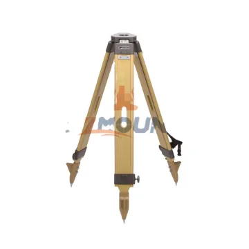 Factory-Price Wooden Tripod Stand for Total Station Surveying