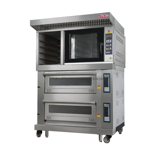 Electric Combination Deck Oven Connected Fermentation 2 Decks 4 Trays Bread Proofer for Bakery Shop