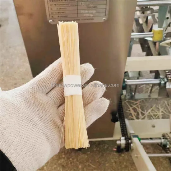 Hot Sale Long Fine Dried Pasta Packing Machine for Spaghetti, Rice Noodles, Vermicelli, and Udon with Weighing and Strapping