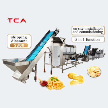 TCA High Quality Automatic 100Kg/H Frozen French Fries Production Line
