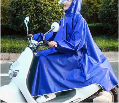 Customized Long Raincoat for Outdoor Work - Transparent PVC Motorcycle Rain Suit