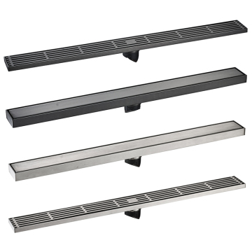 Modern European Style Stainless Steel Shower Room Channel Drain with Hair Catcher