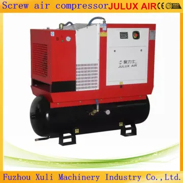 7.5kw 10hp Screw Air Compressor With Air Dryer And Air Tank