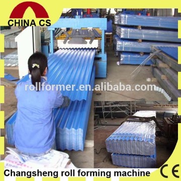 China CS roof sheet roll forming machine