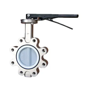 Hydraulic hand lever for butterfly valve