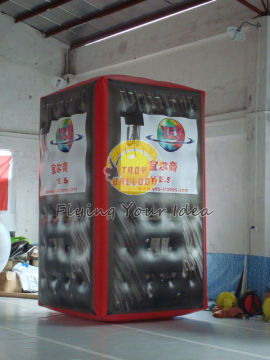 Durable Waterproof Filled Cube Balloon With 0.18mm Pvc, Inflate Ground Balloon