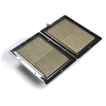 Commercial shawarma portable ceramic plate infrared bbq grill gas burner