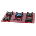 5 Burner Triple Flame Cooker Gas Red Gas Cooktop
