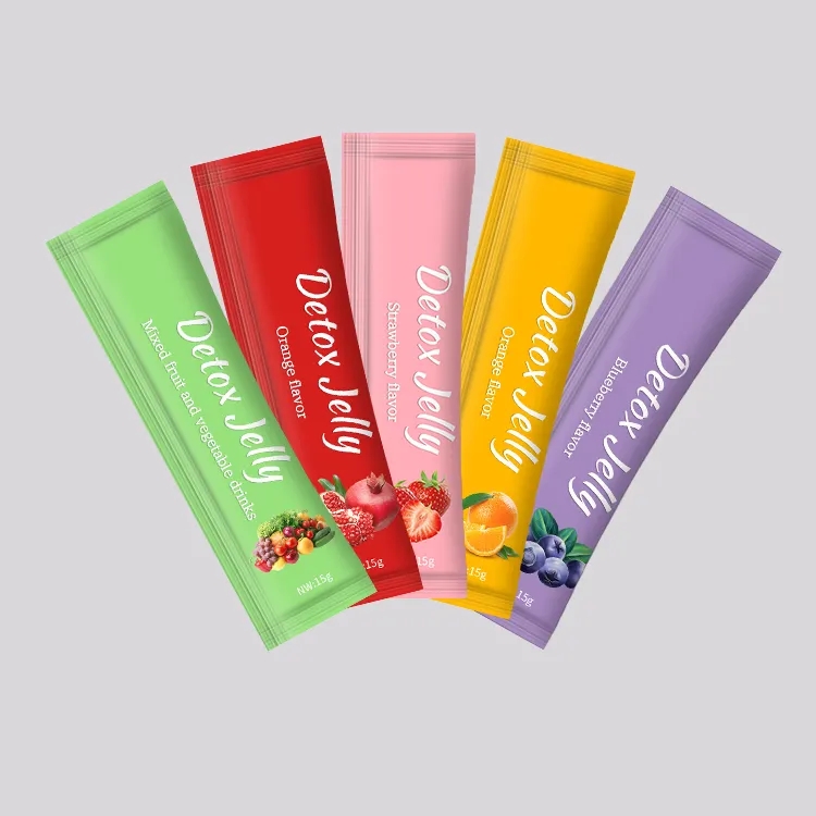 OEM/ODM Natural Fruit Flavor Appetite Detox Weight Loss Probiotic Enzyme Jelly Sticks Weight Loss Slimming Jelly For Women