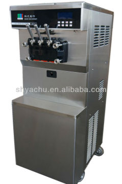 high quality commercial soft serve ice cream machine with three flavors