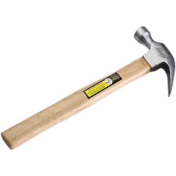 Factory Direct High Strength Claw Hammer with High Carbon Steel and Wooden Handle