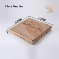 Wholesale black corrugated takeaway delivery pizza box