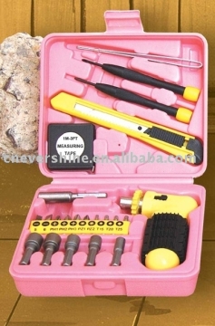 24pc pink tool set