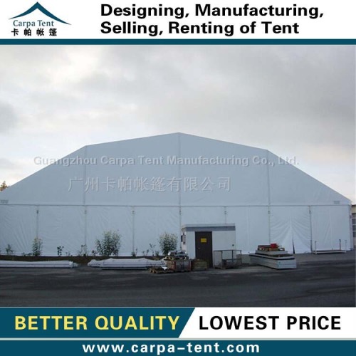 outdoor white polygon warehouse tent , polygon tent manufatured in China