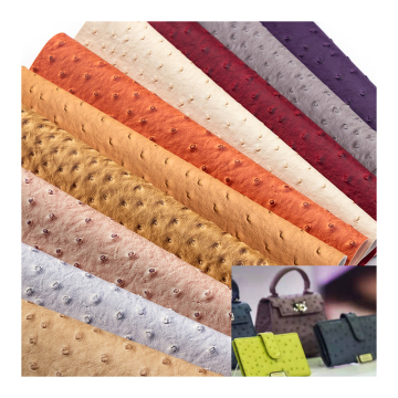 Classical PVC and Ostrich Leather Fabrics: Ideal Materials for Crafting Luxury Bags, Shoes, and Sofas