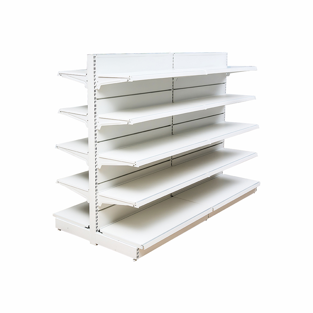 supermarket shelves
