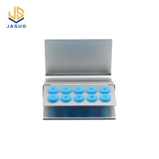 Dental Burs Holder Oral instrument box High-temperature sterilization needle holder 10 holes Burs needle box