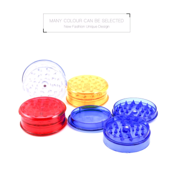 3 Parts Custom Plastic Herb Tobacco Grinder