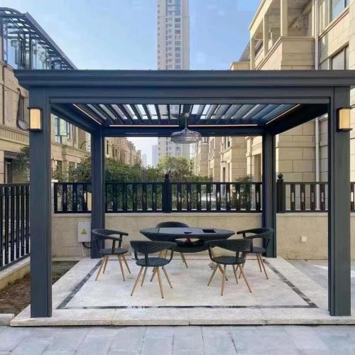 Patio Pergola With Retractable Canopy