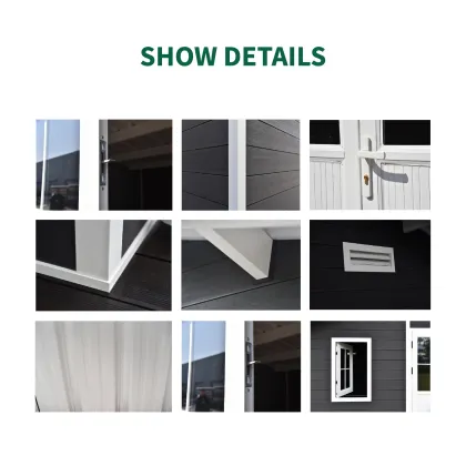 Detachable Professional WPC Function Patio Office Storage Sheds