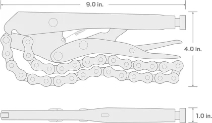 YUHANG VISE GRIP Locking Pliers Chain Clamp