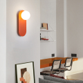 Luce murale murale arancione g9 colpente