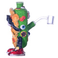Hippiesglass, Polymer Clay Cartoon Picza Monster ke ho tsuba ka pizza Monster ke ho tsuba