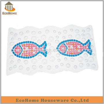 Hot sell fish bathroom anti-slip pvc bath mat