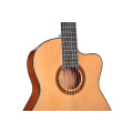 39 tum cutaway high end solid klassisk gitarr