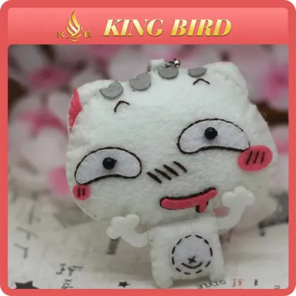 Cute and lively animal polyester fabirc