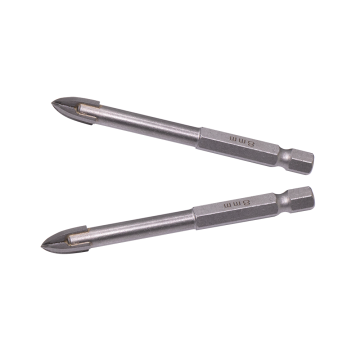 Royal Sino High Quality Cross Head Hexagon Shank Drill Bit Set for Tiles and Glass