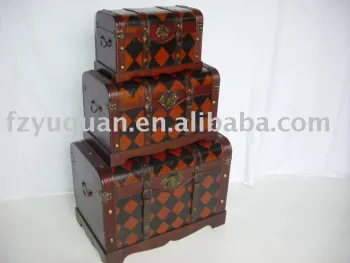 PU-wooden trunk TB6026  S/3