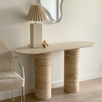 Oval Long Narrow Bar Tables Console Table