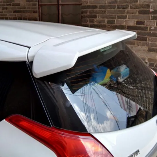 For Toyota Yaris Spoiler ABS Material Car Rear Wing Primer Color Rear Spoiler For Toyota Yaris Spoiler hatchback 2014-2017