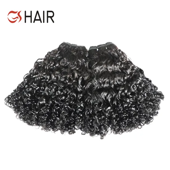 GS Brazilian Raw Virgin Cuticles Aligned Water Wave Human Hair Bundles With Closure