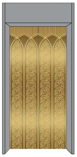 Lift / Elevator Decoration , Mirror Finish , Passenger Lift Decoration
