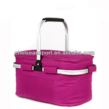 fashion and casual outdoors for picnic basket aluminum handle cooler bag