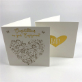 Speciellt texturpapper Custom Handwring Greeting Gift Card