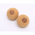 Natural cork roller yoga massage ball High Density