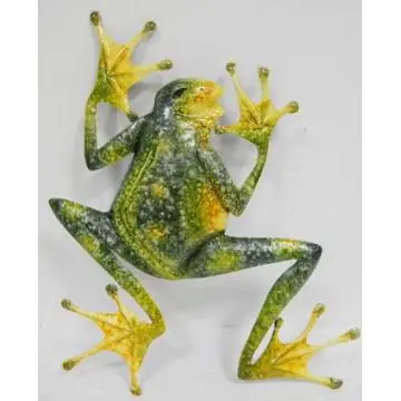 Wall art decor metal frog