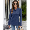 Cowl Neck Long Sleeve Tunic Sweatshirts