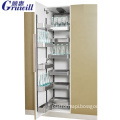 Pull-out kitchen fruit and vegetable storage cabinet 