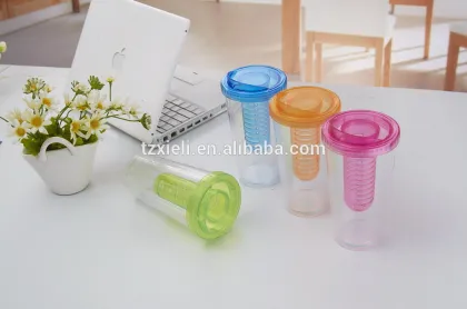 Double Wall Straw Cup,Plastic Straw cup