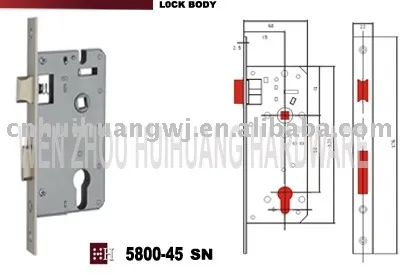 58-45 Lock body