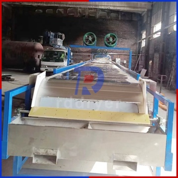 Fatty fertilizer steel belt granulator