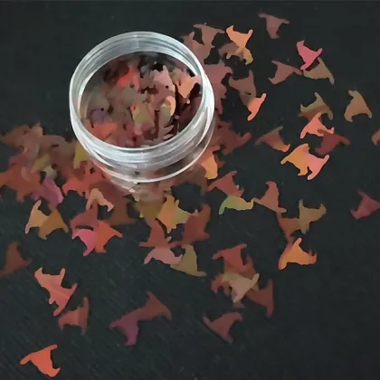 Glitter Powder for Halloween Witch Hats and Cosmetics