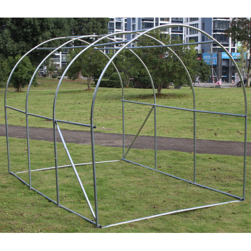 High Tunnel Galvanized Steel Frame Garden Greenhouse